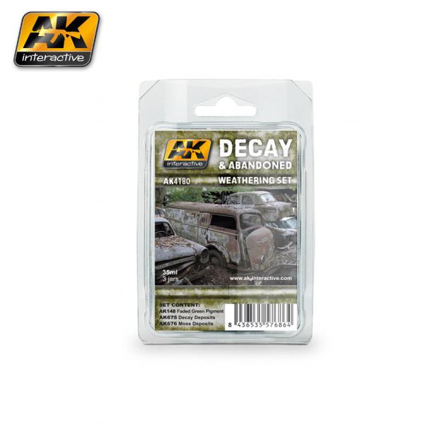 AK-Interactive: (Weathering) DECAY & ABANDONED WEATHERING SET