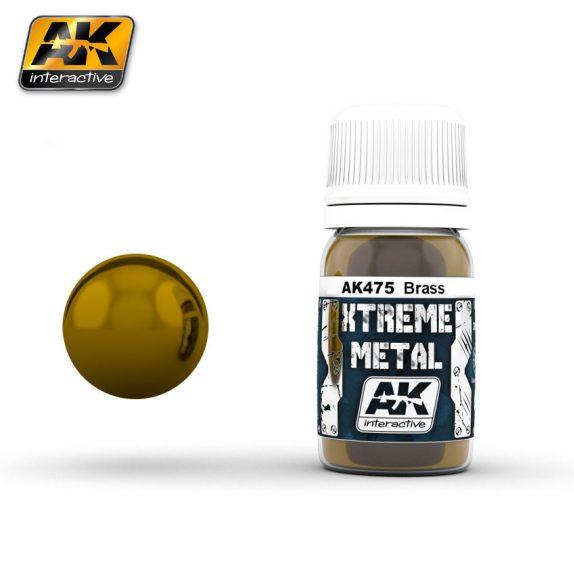 AK-Interactive: (Metalics) XTREME METAL BRASS 30ml