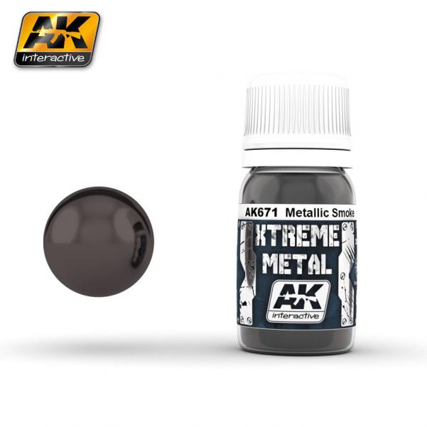 AK-Interactive: (Metalics) Xtreme Metal Smoke Metallic (30ml)