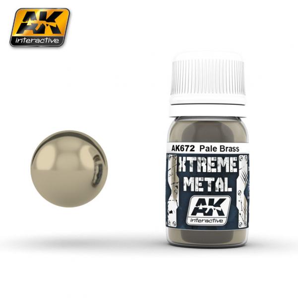 AK-Interactive: (Metalics) Xtreme Metal Pale Brass (30ml)