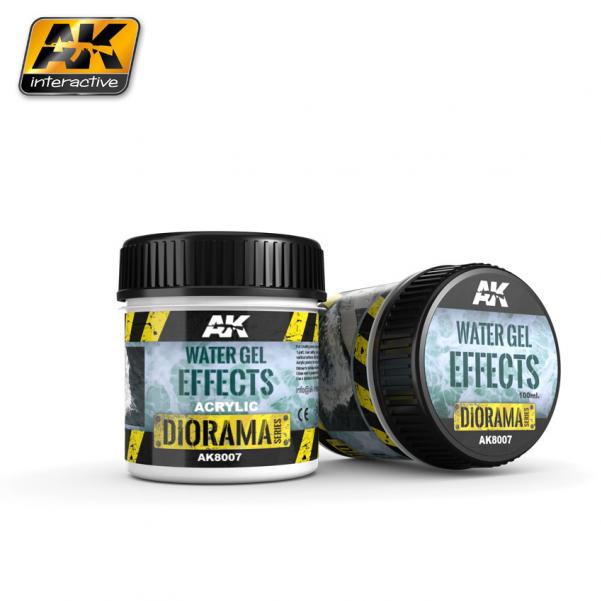 AK-Interactive: (Texture) WATER GEL EFFECTS - 100ml (Acrylic)