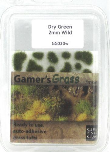 Gamer's Grass Dry Green 2mm Tufts Wild