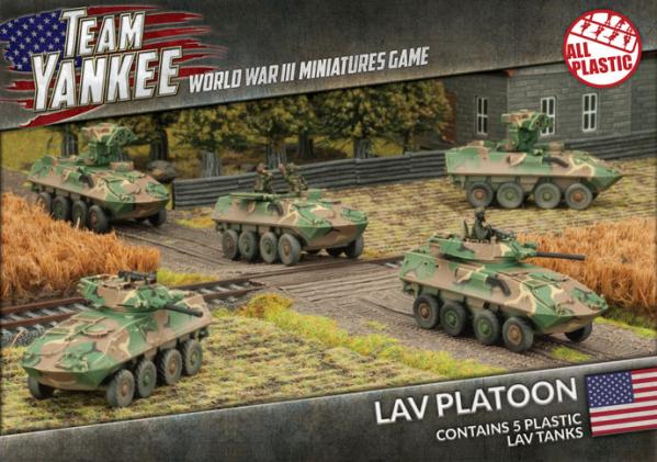 Team Yankee: (USA) LAV Platoon (5 x Plastic)