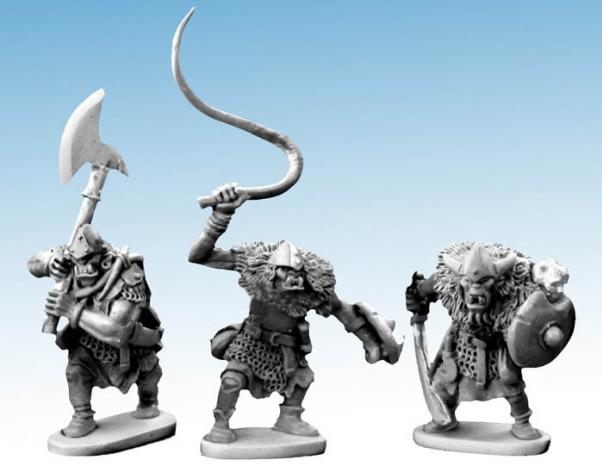 28mm Fantasy: (Oathmark) Goblin Champions (3)