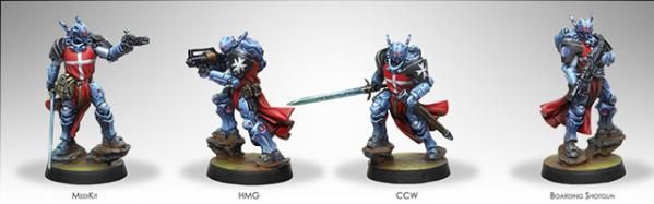 Infinity (#697) PanOceania: Knights Hospitaller (4)