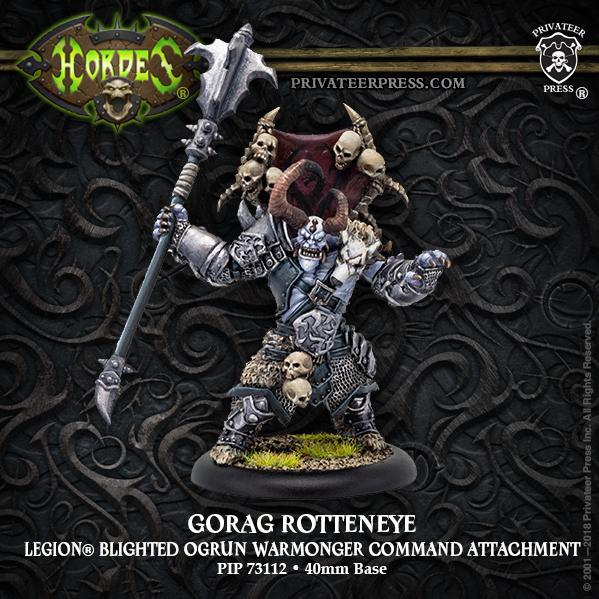 Hordes: Gorag Rotteneye – Legion Character Solo (resin/metal)