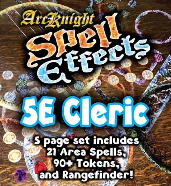 D&D 5th Edition RPG: Spell Effects - Cleric