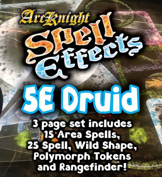 D&D 5th Edition RPG: Spell Effects - Druid