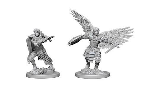WizKids Nolzur's Marvelous Unpainted Miniatures: Male Aasimar Fighters (2)
