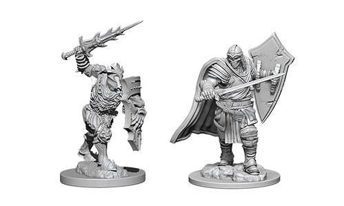 WizKids Nolzur's Marvelous Unpainted Miniatures: Death Knight & Helmed Horror (2)