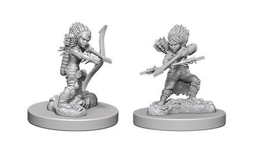 Pathfinder Deep Cuts Unpainted Miniatures: Female Gnome Rogues (2)