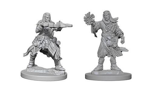 Pathfinder Deep Cuts Unpainted Miniatures: Male Human Wizards (2)