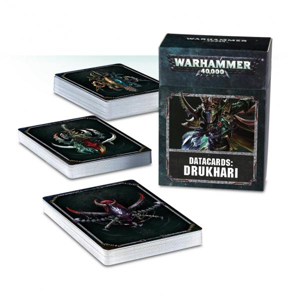 WH40K: Drukhari Datacards