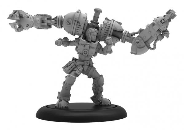 Warmachine: (Golden Crucible) Aurum Lucanum Athanor Locke – Golden Crucible Warcaster (metal/resin