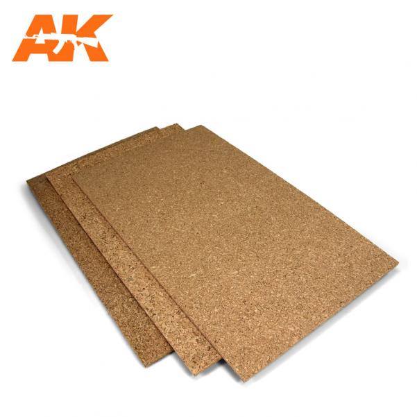 AK-Interactive: (Texture) Cork Sheet – COARSE grained 200x300x2mm
