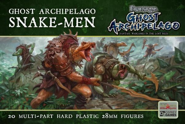 Frostgrave: Ghost Archipelago Snake-men (20) (plastic box set)