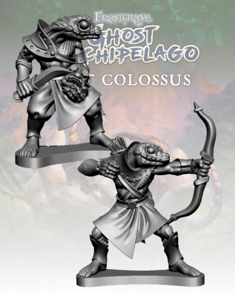 Frostgrave: Ghost Archipelago Snake-man Tomb Robber & Scout