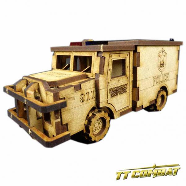 28mm Terrain: City Scenics - Police Truck