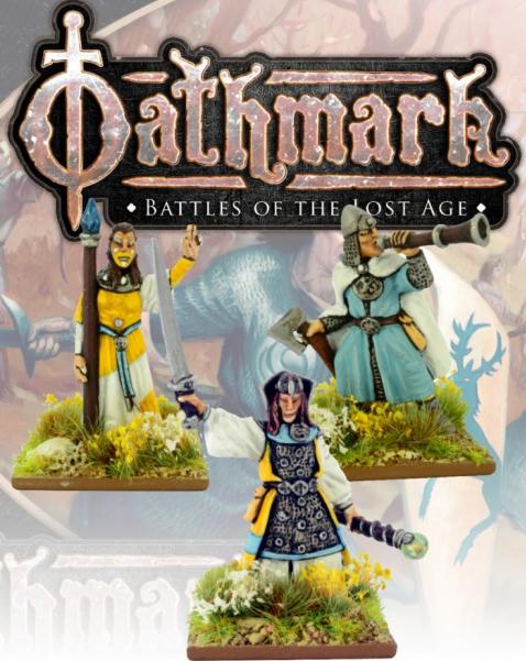 28mm Fantasy: (Oathmark) Elf King, Wizard and Musician