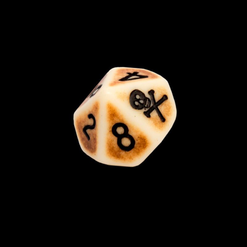 Blood & Plunder: Bone White D10 Dice Set (6)