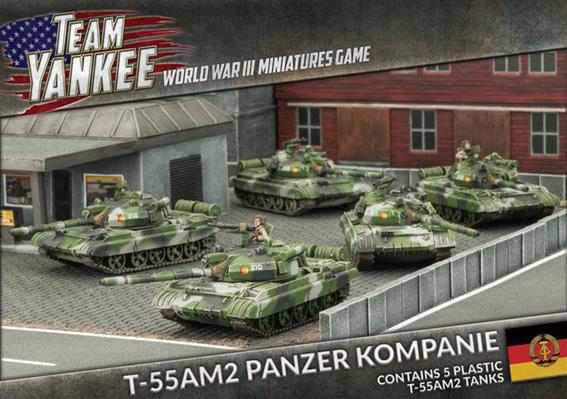 Team Yankee: (East German) T-55 AM2 Panzer Kompanie (x5 plastic tanks)