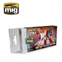 AMMO: Acrylic Paint Set - Metallic Mechas Color Set