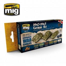 AMMO: Acrylic Paint Set - (Wargames) 1943-1945 German Set