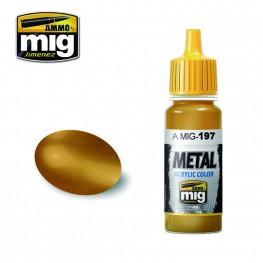 AMMO: Metal Acrylics - Brass (17ml)