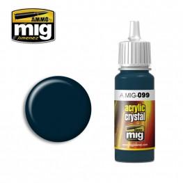 AMMO: Crystal Acrylics - Crystal Black Blue (17ml)