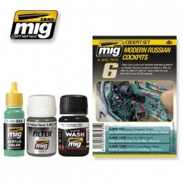 AMMO: Airplane Weathering - Modern Russian Cockpits Set