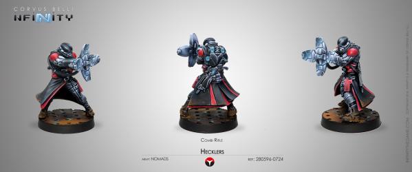 Infinity (#724) Nomads: Hecklers (Combi-rifle) (2)