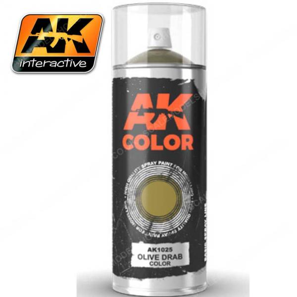 AK-Interactive: AK Sprays - Olive Drab (150ml)