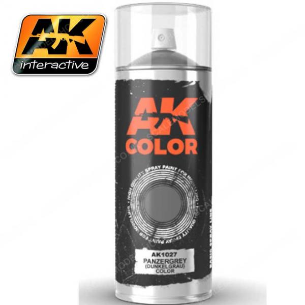 AK-Interactive: AK Sprays - Panzergrey (Dunkelgrau) (150ml)