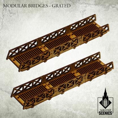 Kromlech Tabletop Scenics: Modular Bridges - Grated