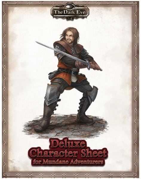 The Dark Eye RPG: Deluxe Character Sheet for Mundane Adventurers