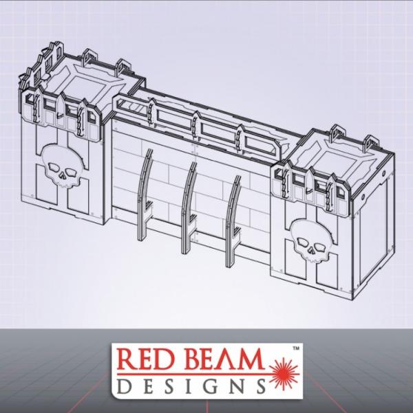 Sci-fi Terrain: Dark Assembly - Wall