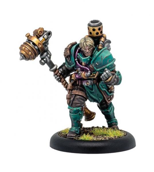 Warmachine: (Golden Crucible) Aurum Legate Lukas di Morray - Warcaster (metal/resin)