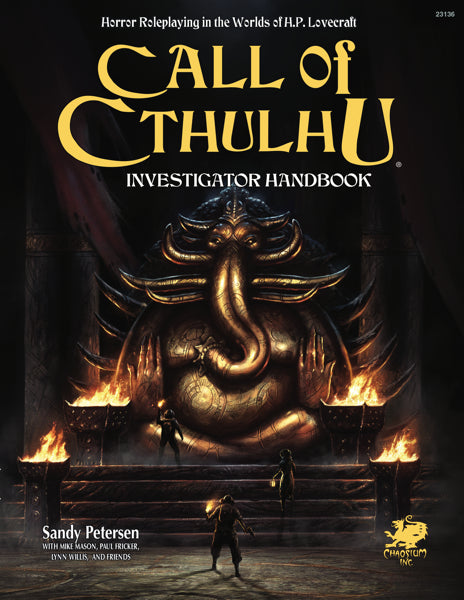 Call of Cthulhu RPG: Investigator Rulebook (HC)