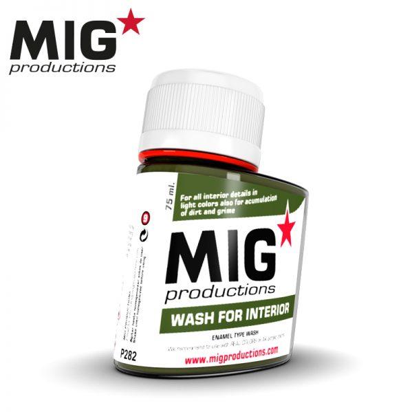 MIG Productions: (Washes & Effects) WASH FOR INTERIOR (75ml)
