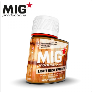 MIG Productions: (Washes & Effects) LIGHT RUST EFFECTS (75ml)