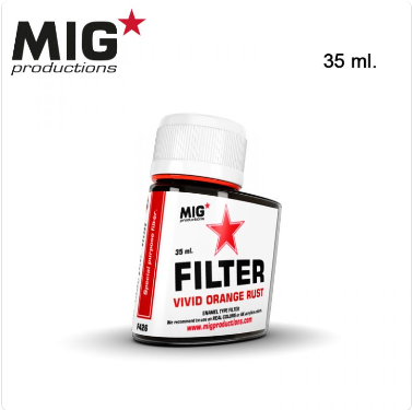 MIG Productions: (Filters) VIVID ORANGE RUST (35ml)
