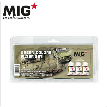 MIG Productions: Green Colors Filter Set