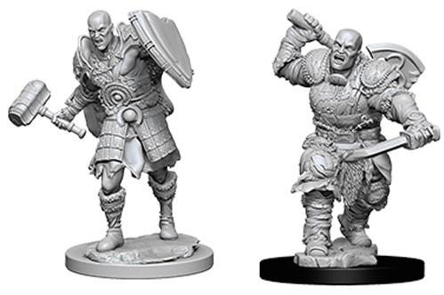 D&D Nolzurs Marvelous Unpainted Minis: Male Goliath Fighters (2)