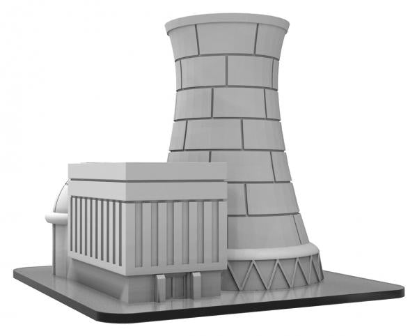 Monsterpocalypse: Buildings - Power Plant (resin)
