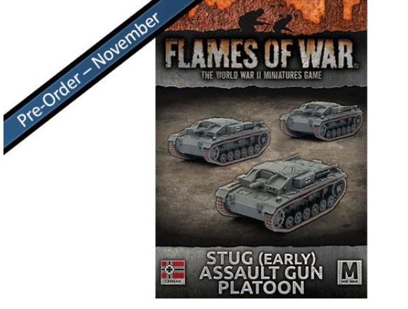 Flames Of War (WWII): (Iron Cross) StuG (Early) Assault Gun Platoon
