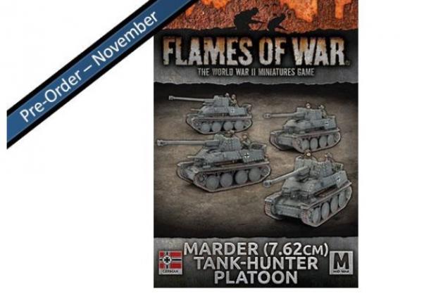 Flames Of War (WWII): (Iron Cross) Marder (7.62cm) Tank-hunter Platoon