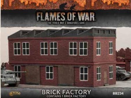 Flames of War: Battlefield in a Box - Brick Factory