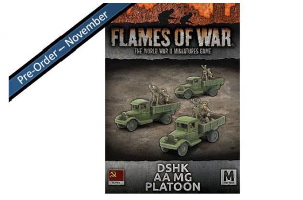 Flames Of War (WWII): (Soviet) DShK AA MG Platoon