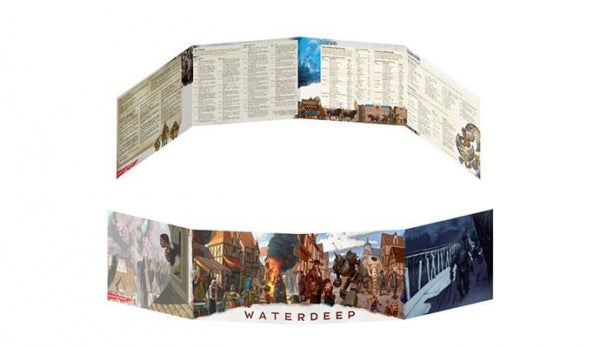 D&D: Waterdeep Dragon Heist Dungeon Master Screen