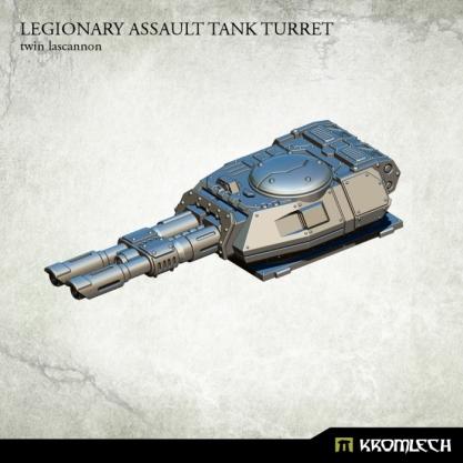 Kromlech Conversion Bitz: Legionary Assault Tank Turret - Twin Lascannon (1)